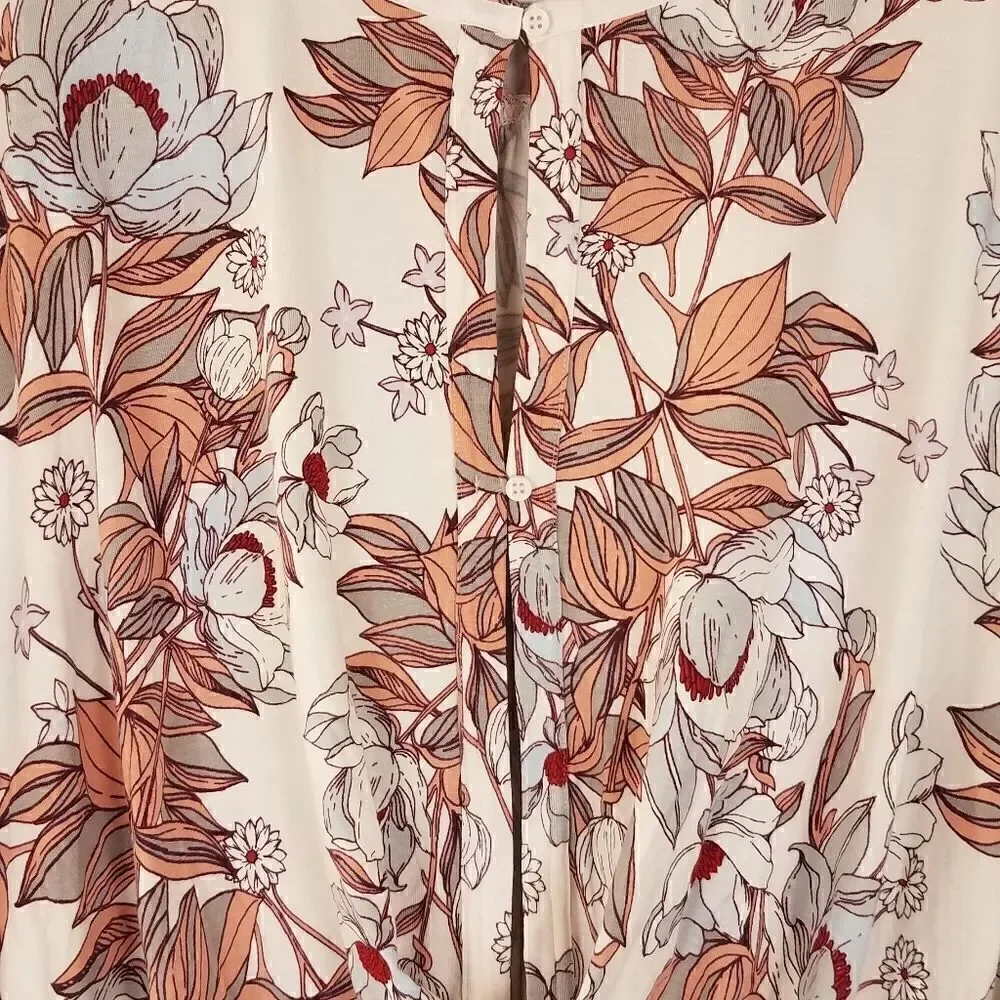 Free People Keepin On Floral Blouse